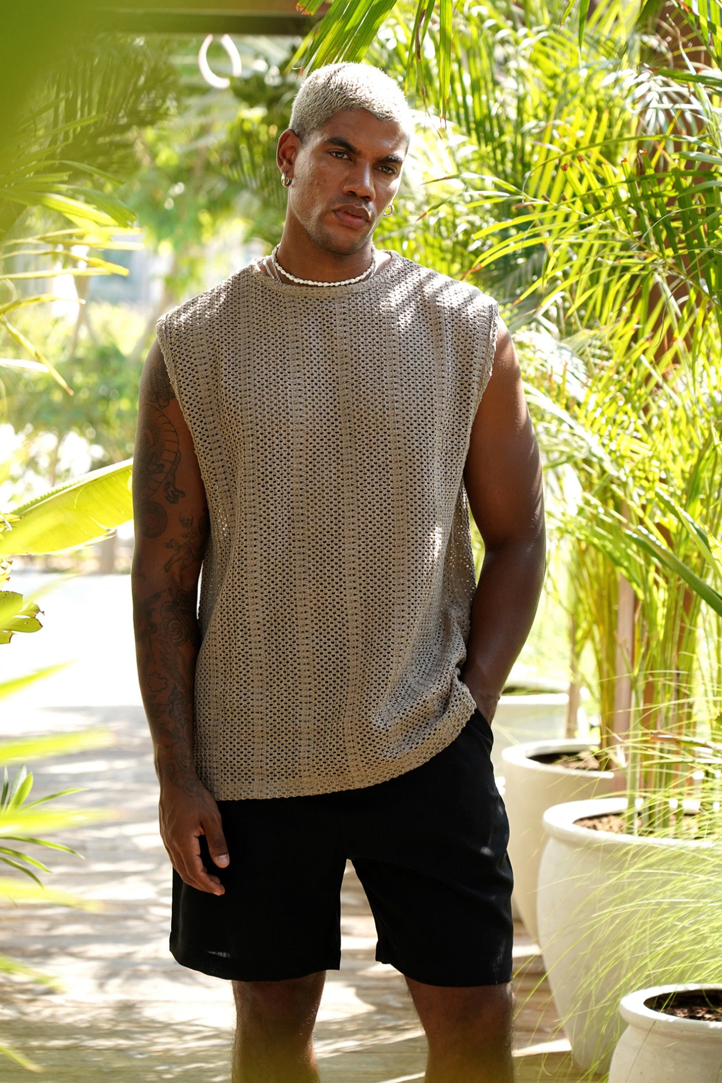 Brown Terra Tank Top