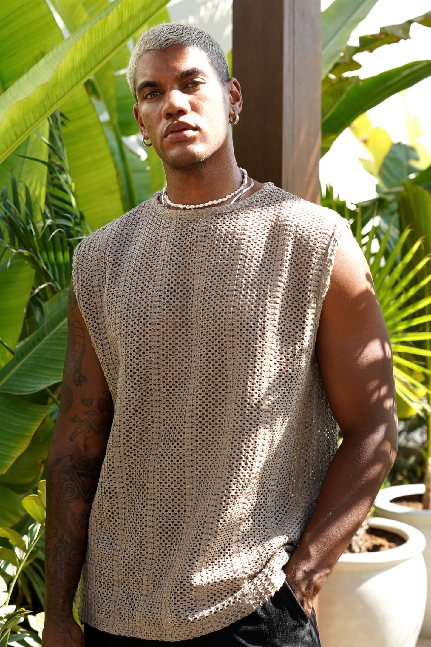 Brown Terra Tank Top