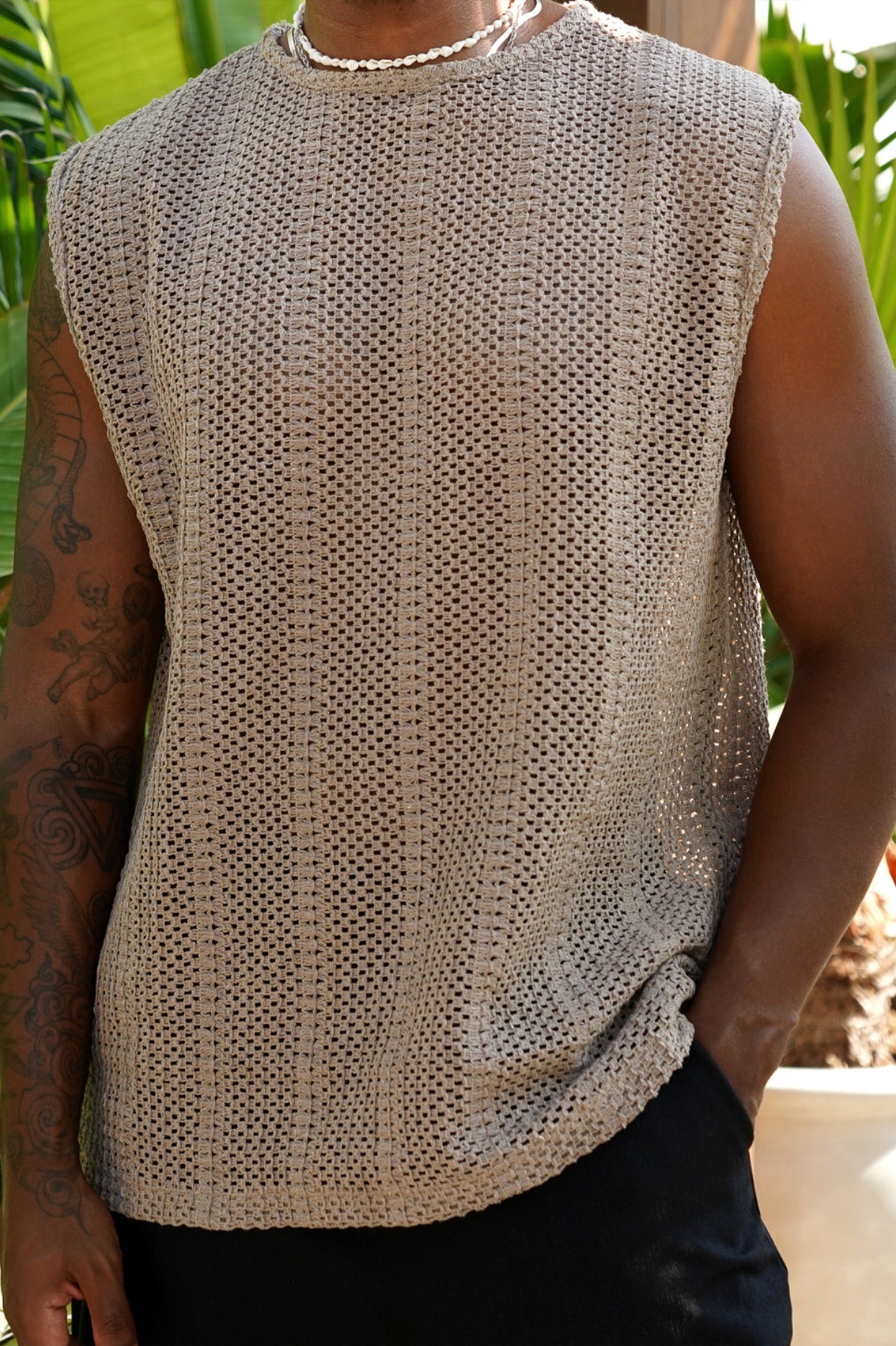 Brown Terra Tank Top