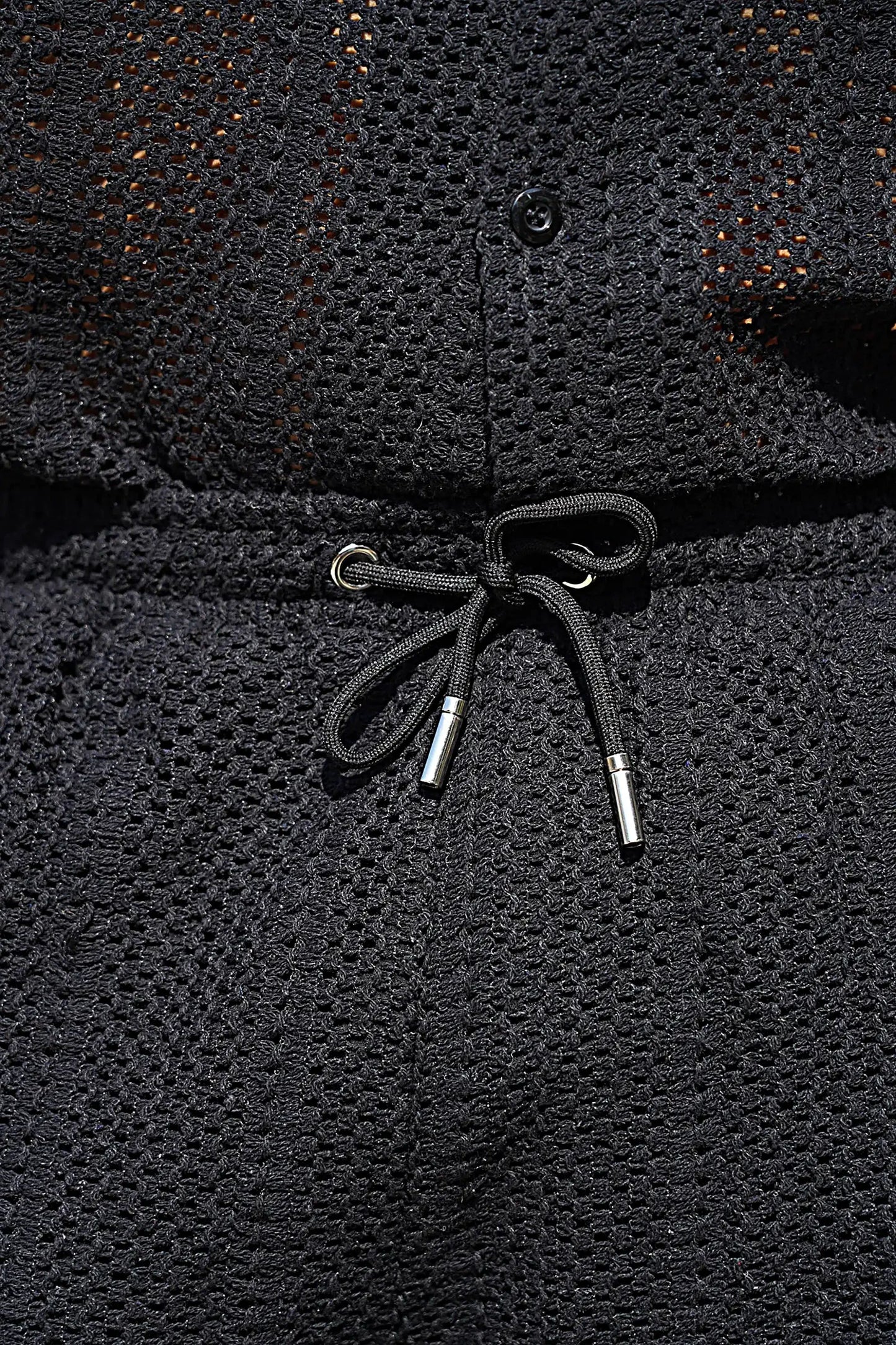 Black Palm Set — Shirt & Shorts