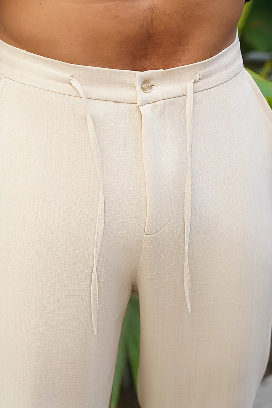 Beige Vento Lenin Trouser