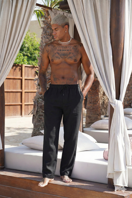 Black Vento Lenin Trouser